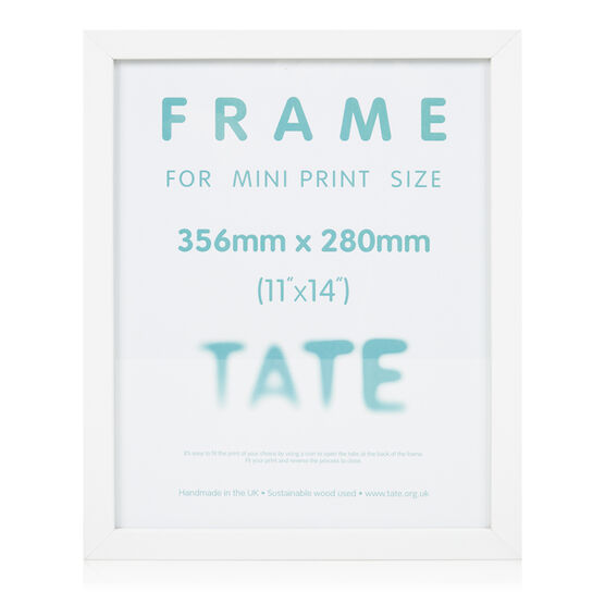 White mini print frame