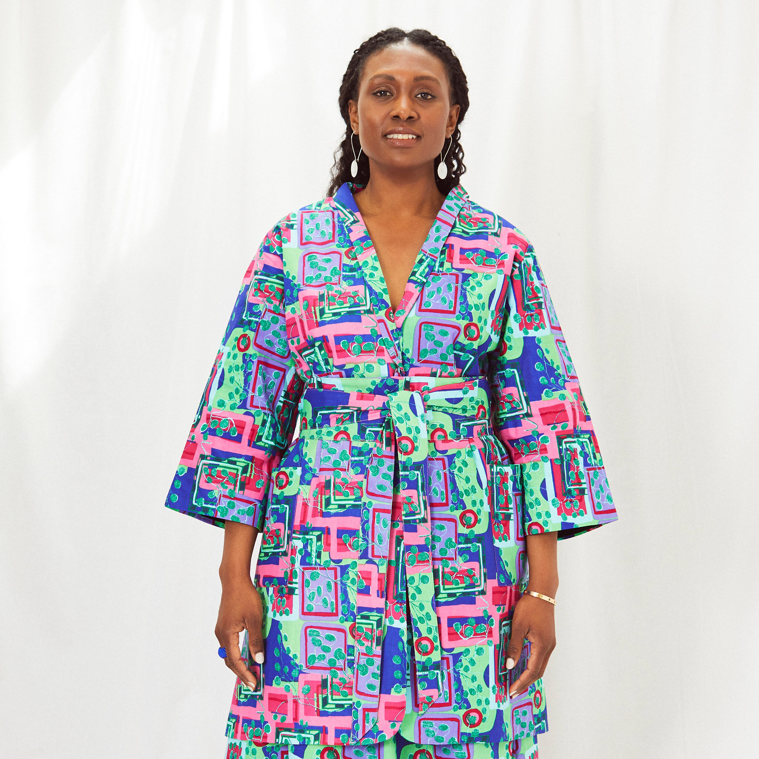 Teal best sale pink jacket