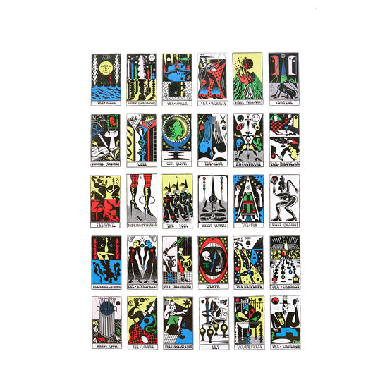 Autonomic tarot card deck