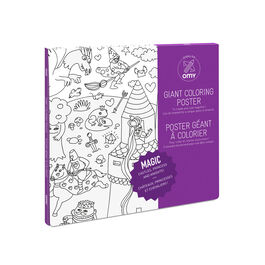 Giant Magic colouring poster