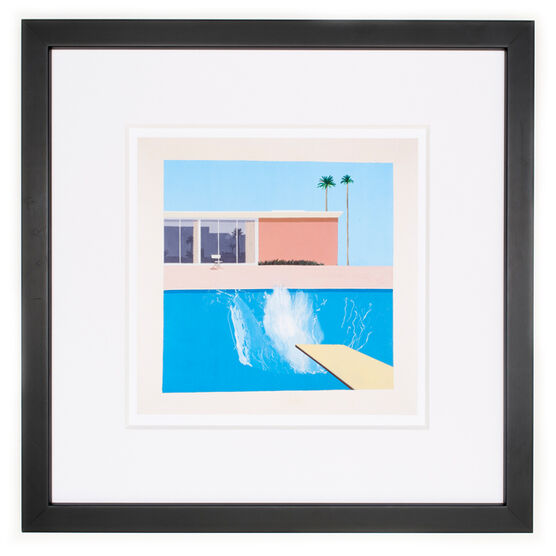 David Hockney A Bigger Splash (framed print)