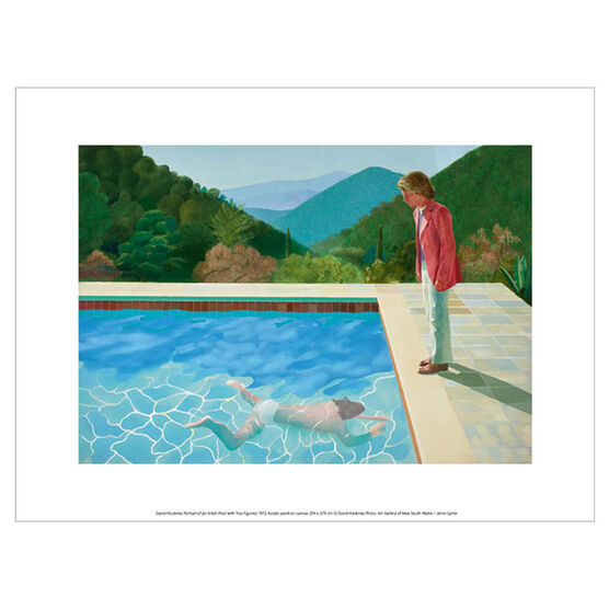 David Hockney Portrait of an Artist (Pool with Two Figures) (exhibition print)