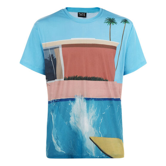 Hockney A Bigger Splash men's t-shirt