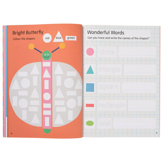 Colours & Shapes activity book