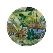 Van Gogh Farms near Auvers circular tray