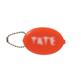 Tate logo orange coin pouch
