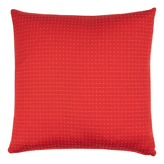 Puntino red cushion