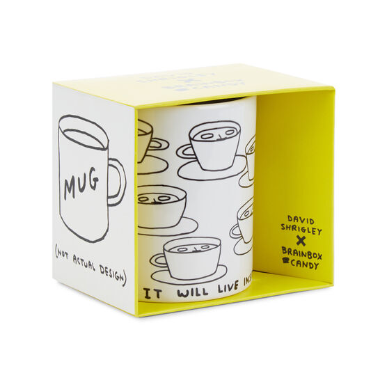 David Shrigley The Tea is Alive mug