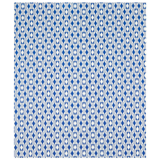 Blue diamond print wrapping paper