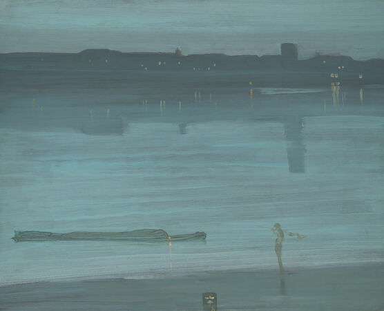 James McNeill Whistler: Nocturne: Blue and Silver