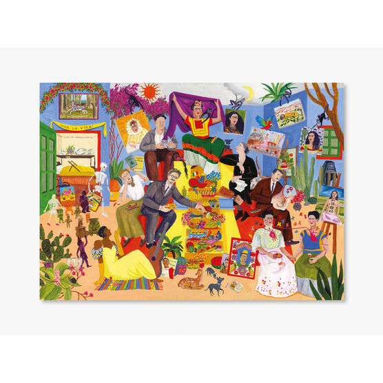 Dinner with Frida Kahlo jigsaw puzzle