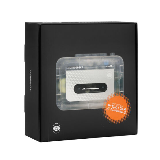 Cassette player and headphones