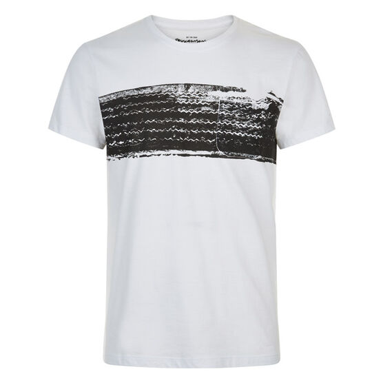 Tire screen print t-shirt inspired by Robert Rauschenberg's artwork ...