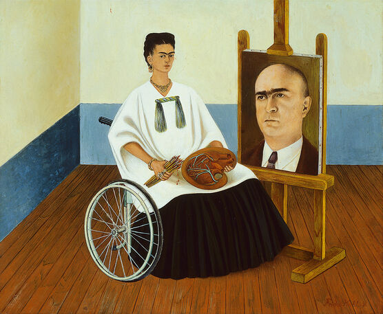 Frida Kahlo: Self-portrait with Dr. Farill