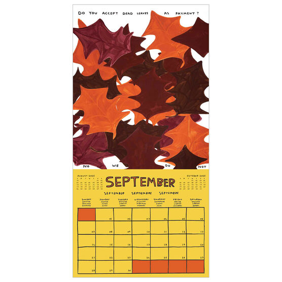 David Shrigley 2025 wall calendar Calendars Tate Shop Tate