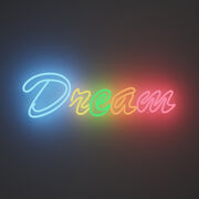 Chila Kumari Singh Burman Dream neon light