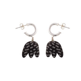 Black Tulip earrings
