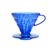 Blue V60 coffee dripper