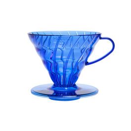 Blue V60 coffee dripper