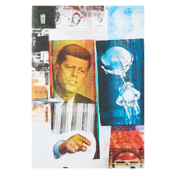 Notebook Retroactive II featuring Rauschenberg's artwork