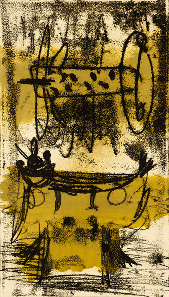 Davie: Two Insects, Yellow