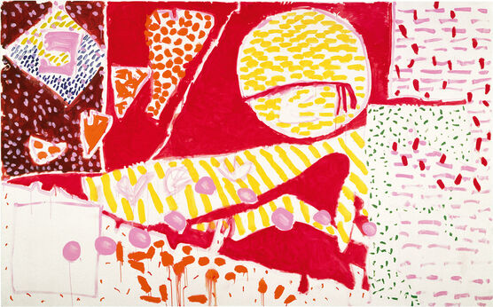 Patrick Heron: Red Garden Painting