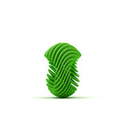 Green Helix 3D printed ring