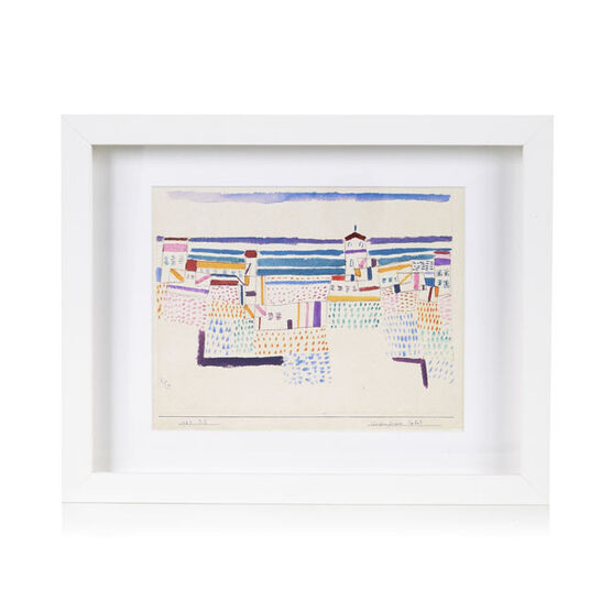 Klee Seaside Resort (framed print)