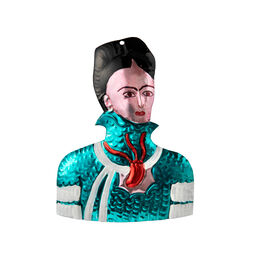 Frida Kahlo Mexican tin decoration