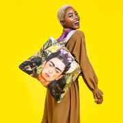 Frida Kahlo Self Portrait foldaway bag