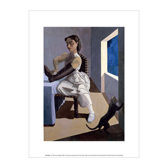 Paula Rego The Policeman's Daughter exhibition art print