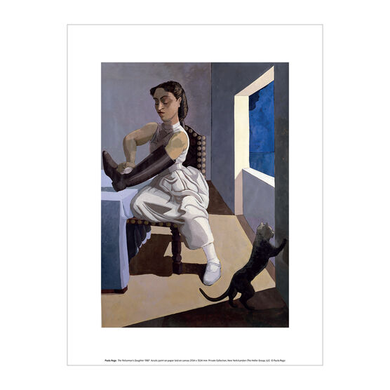 Paula Rego The Policeman's Daughter  exhibition art print