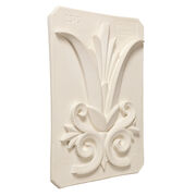 Decorative palm plaster cast plaque