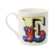 Alphabet of art mug - E