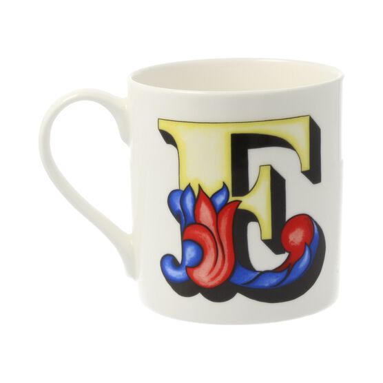 Alphabet of art mug - E