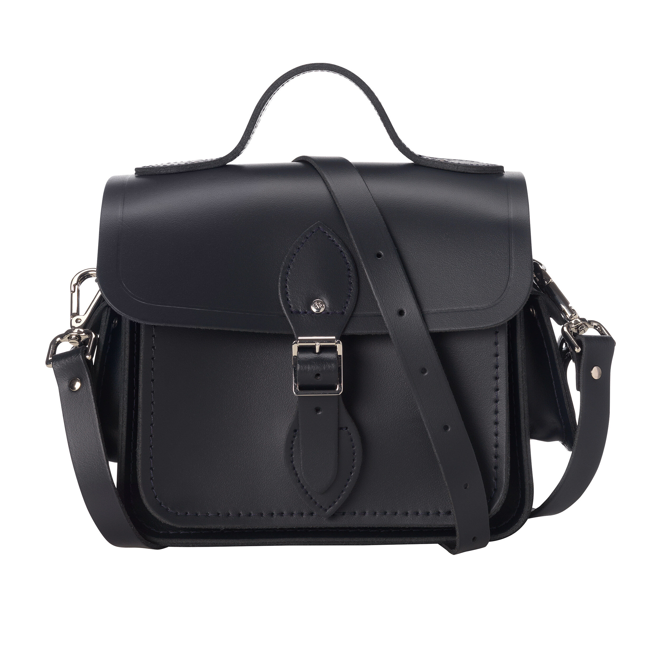 Navy leather camera bag Bags Tate Shop Tate