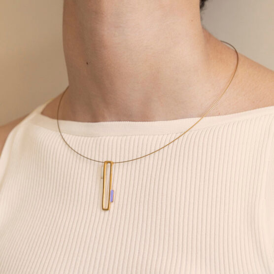 Tremelia enamel necklace