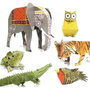 Alice Melvin's Cut-out and Make Menagerie of Animals