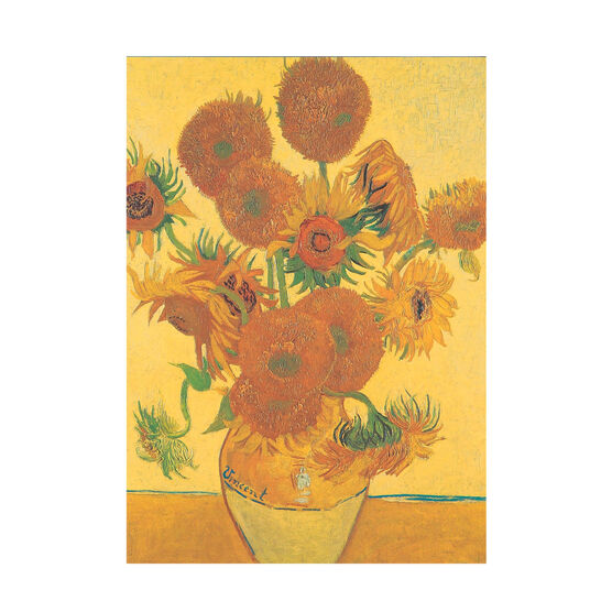 Van Gogh Sunflowers notepad