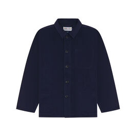 Deep indigo corduroy overshirt