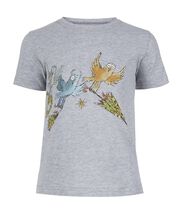 Three Little Owls grey t-shirt