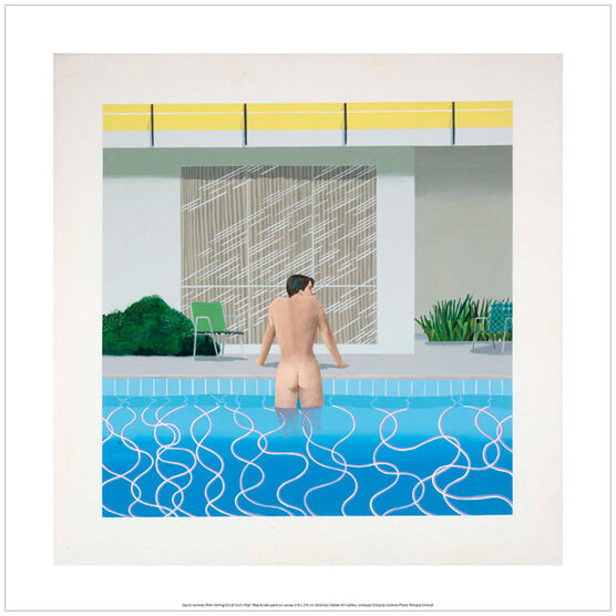 David Hockney Peter getting Out of Nick's Pool (poster)