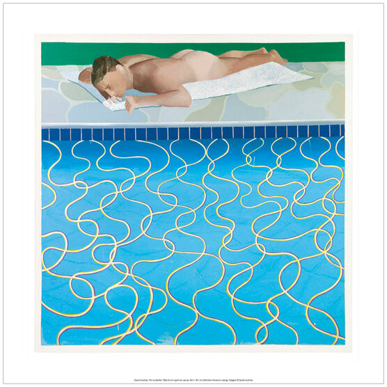 David Hockney The Sunbather (poster)