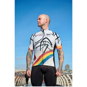 Men's Kandinsky cycling jersey lifestyle
