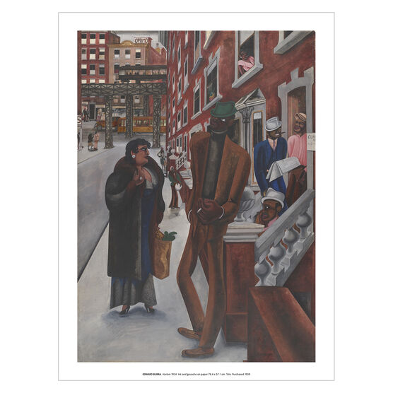 Edward Burra Harlem art print