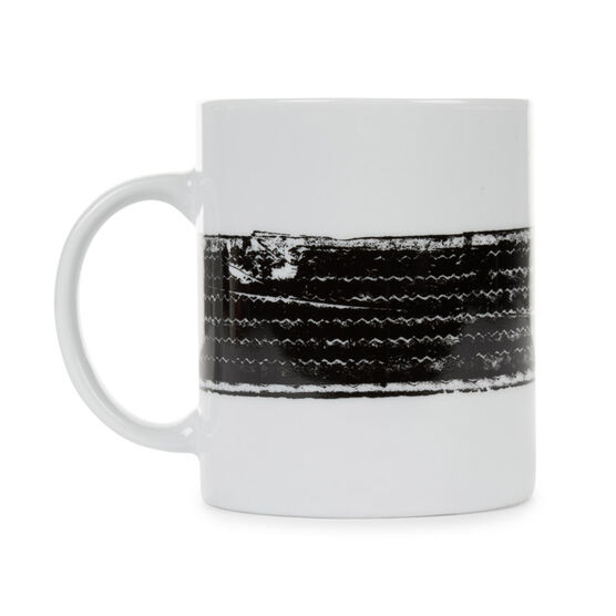 Tire print mug