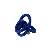 Twist blue ring
