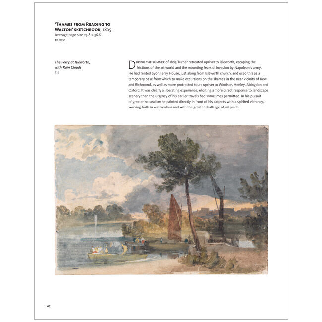 Turner's Sketchbooks (paperback) | Books | Tate Shop | Tate