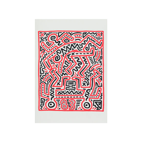 Keith Haring Fun Gallery notebook