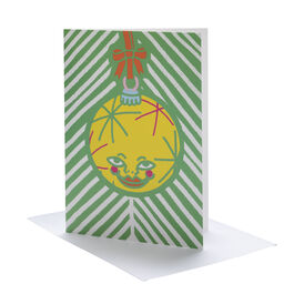 Lou Mathian Lonely Christmas Bauble Christmas cards (pack of 6)